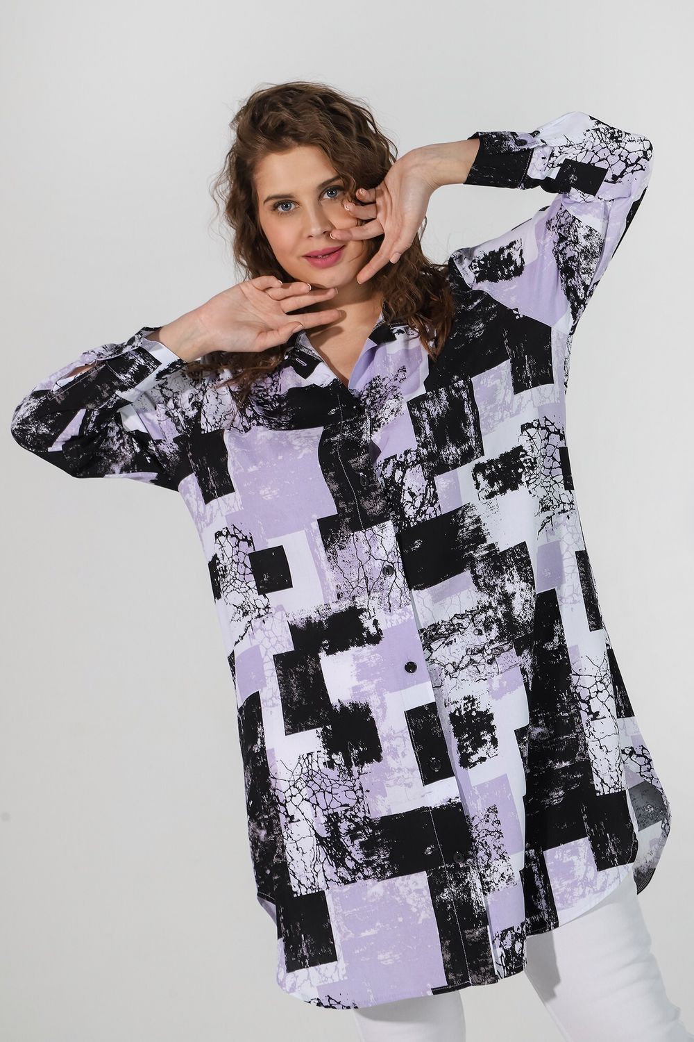 Туника (рубашка) Сага-3 Виотекс СИРЕНЕВЫЙ