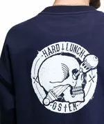 Толстовка Hardlunch x Ostem темно-синяя