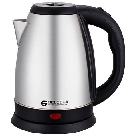 Чайник электрический Gelberk, GL-302, 1.8 л, 1500 Вт, ск нагр элем, нерж