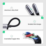 Кабель USB-C - 2*Audio 3.5mm (сплиттер для наушников) UGREEN 30732