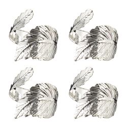 GAEM Набор из 4-х колец для салфеток, L11 W4,5 H11 см