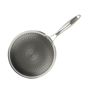 Сковорода d=24 см, h=4.5cм, "Honeycombs", нерж.3-х слойная. Индукция, P.L. - ProffCuisine