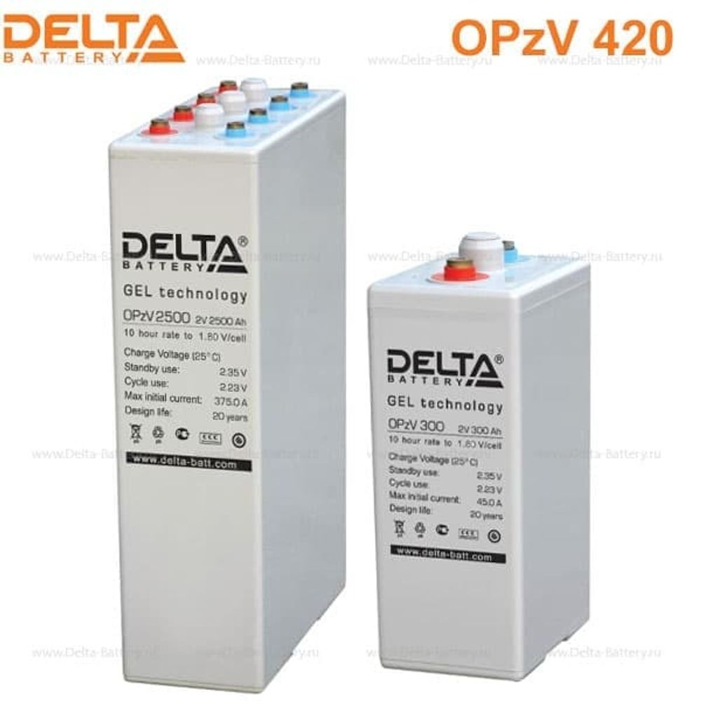 Аккумуляторная батарея OPzV 420 (2V / 420Ah)