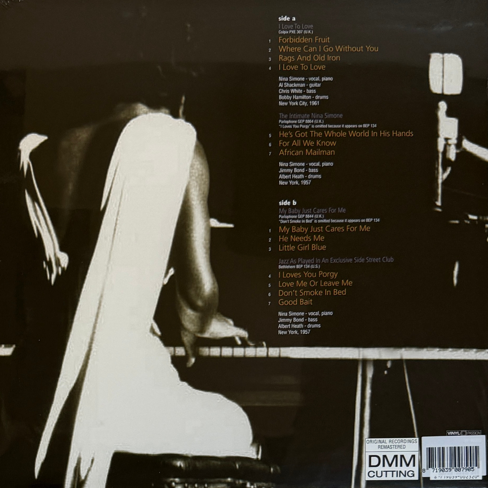 Nina Simone ‎– I Love To Love - An EP Selection (Европа 2026г.) Т