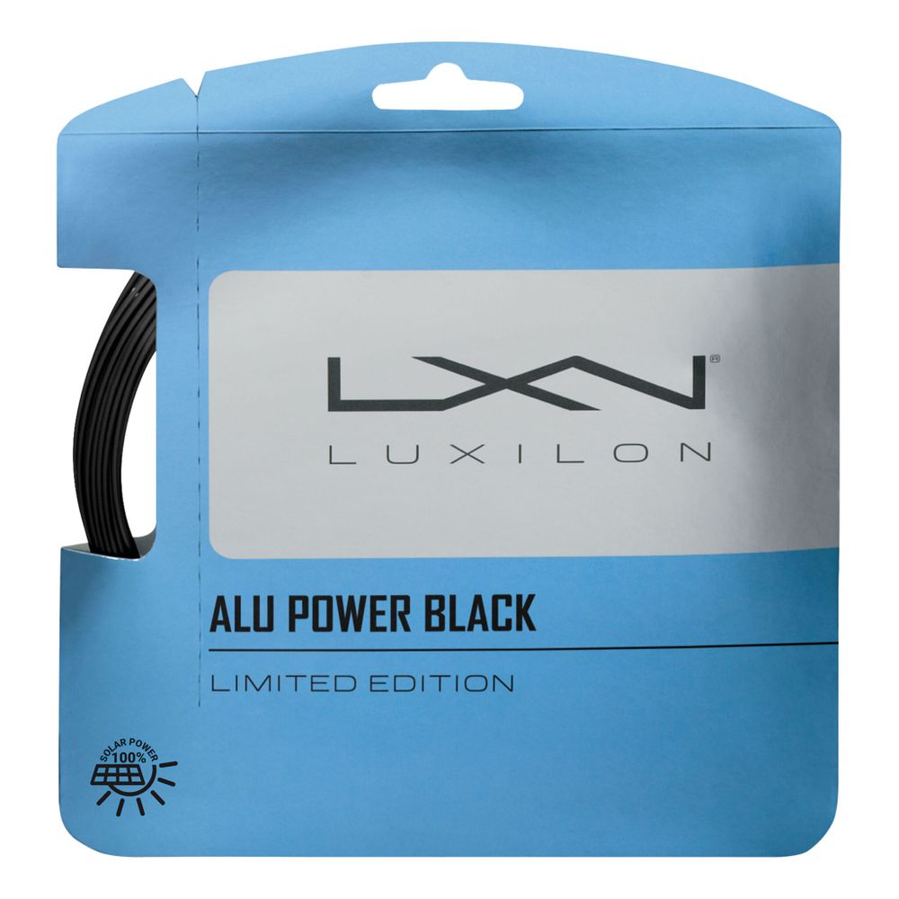 Струны теннисные Luxilon Alu Power Black Ltd String Set 12,2m - Black