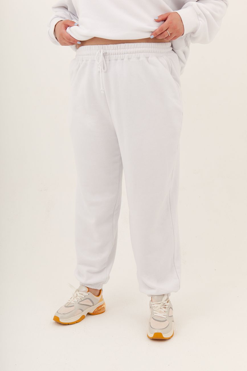 Спортивные штаны, белый