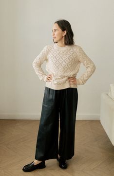 Джемпер А.Г., 50% хлопок, 50% акрил, цвет бежевый