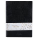 Тетрадь 60 л. в линию обложка гладкий кожзам, сшивка, B5 (179х250мм), ЧЕРНЫЙ, BRAUBERG VIVA, 403903