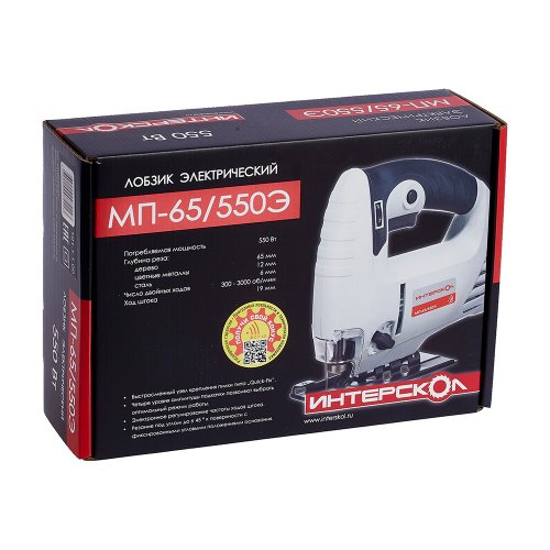 Лобзик Интерскол  МП-65/550Э
