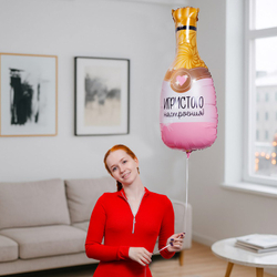 Фигура бутылка шампанского ИГРИСТОГО НАСТРОЕНИЯ