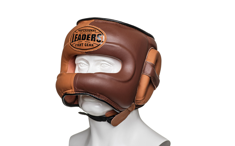 ШЛЕМ БОКСЕРСКИЙ LEADERS LS С БАМПЕРНОЙ ЗАЩИТОЙ HERITAGE BR/BG 1/2