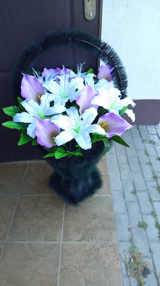 Корзина лилии крупные