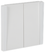 FORTE&PIANO Выключатель 2-клавишный 10А FP205 белый IEK