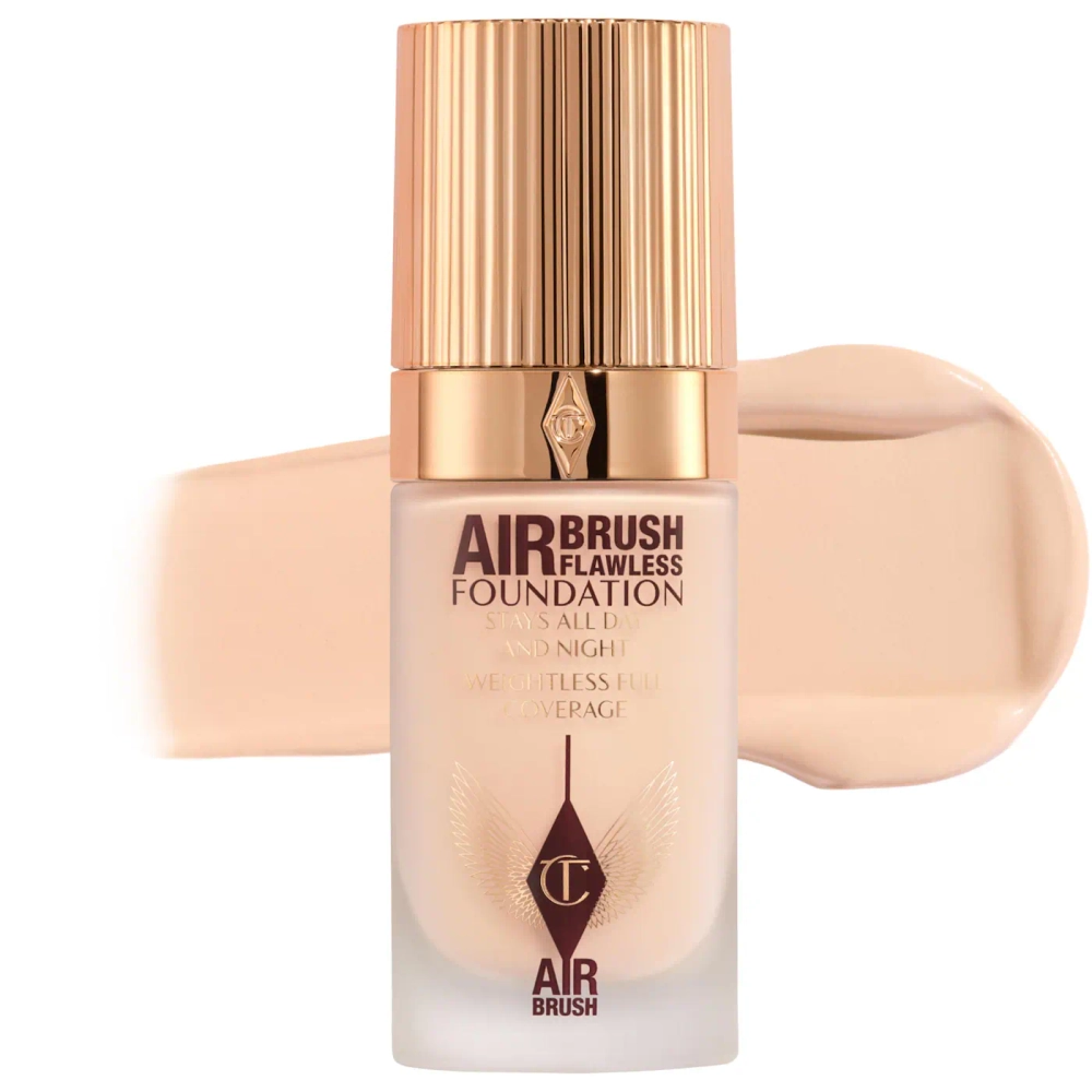 Тон Charlotte Tilbury Airbrush Flawless Foundation 3 Neutral с крыльями