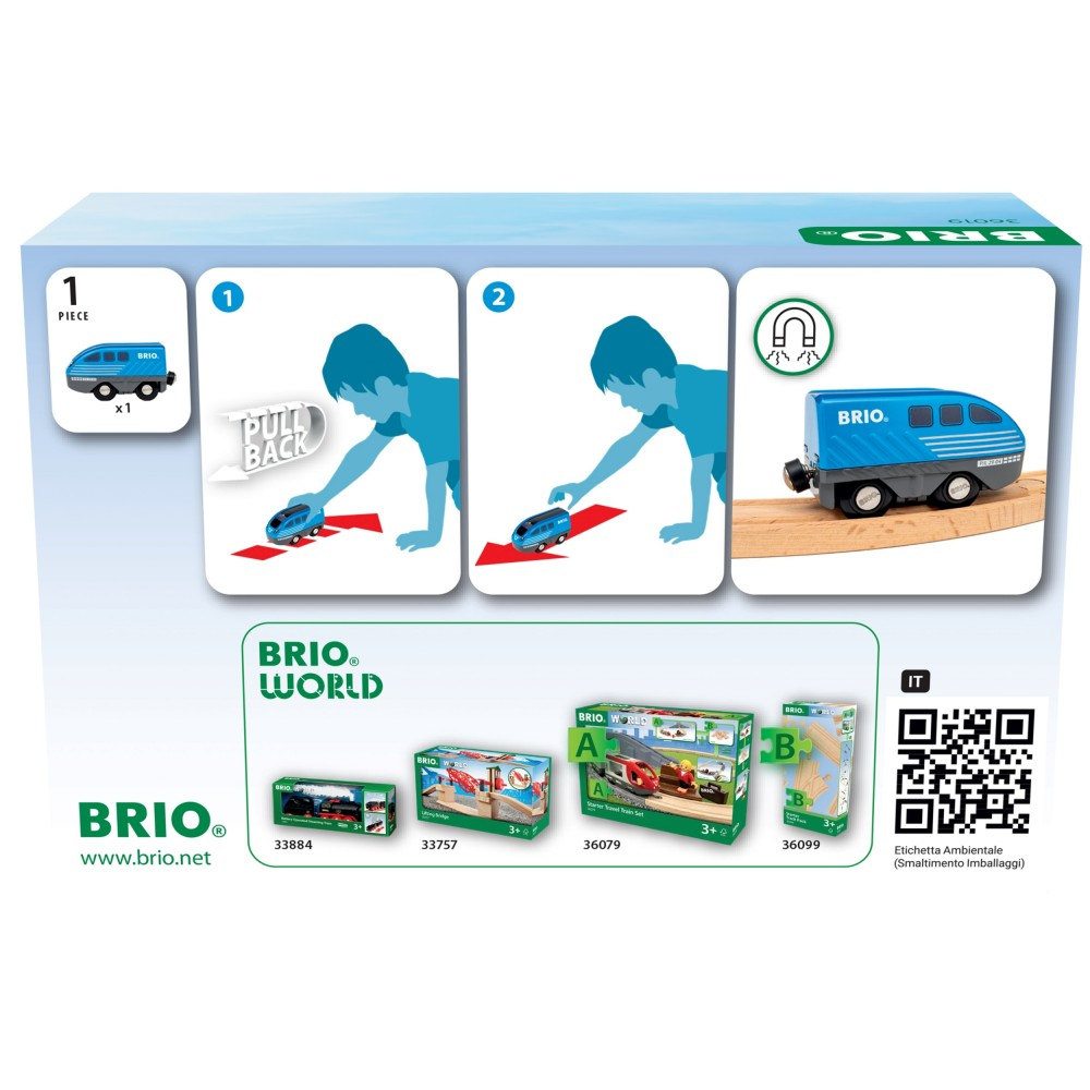 BRIO Kolejka - Локомотив Тяни и отпускай 36019