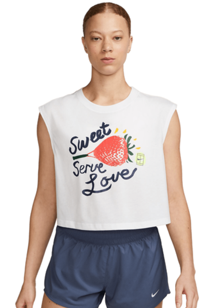 Топ теннисный Nike Dri-Fit Printed Tank Top