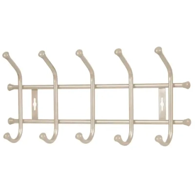 Вешалка настенная 470*215*85 (5 крючков) Бежевый металлик ВНТ5/БЖ