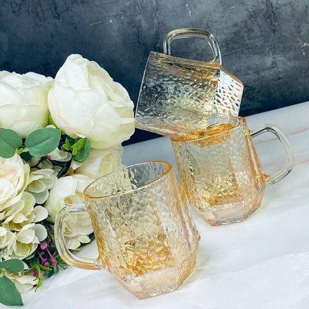 Lenardi 589-072 Набор из 6 кружек 300мл в под.уп.(х8)Стекло