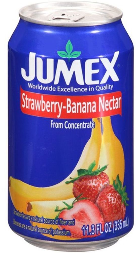 Нектар Jumex Клубника + Банан 0.35 ж/б - 24 шт