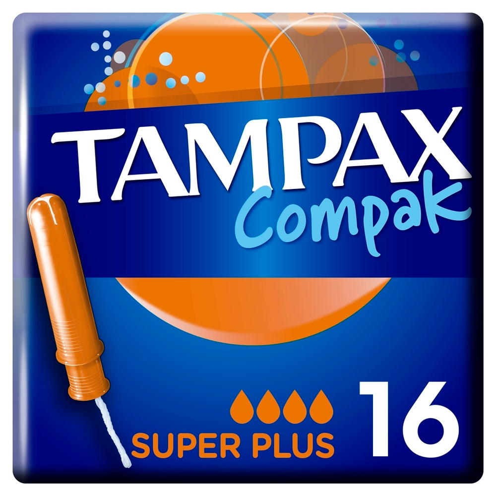 Tampax Компакт 16 шт. Супер плюс *6* / 96 / 1056
