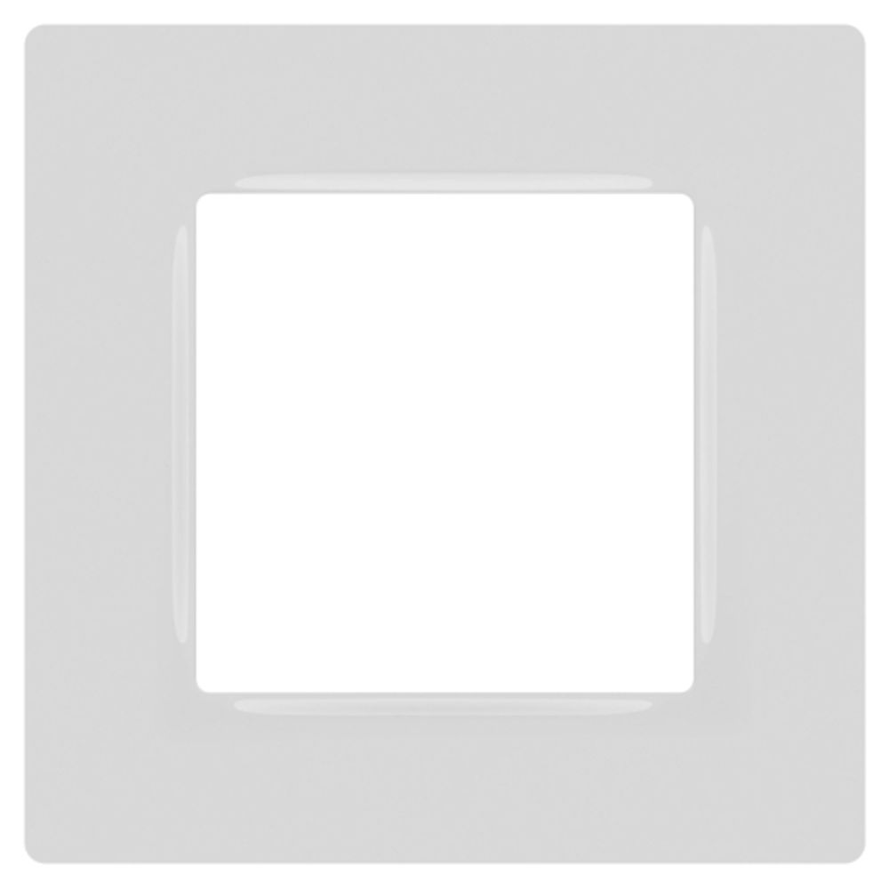 Рамка для розеток и выключателей ЭРА Серия 12 12-5201-01 на 1 пост, Классик, белый