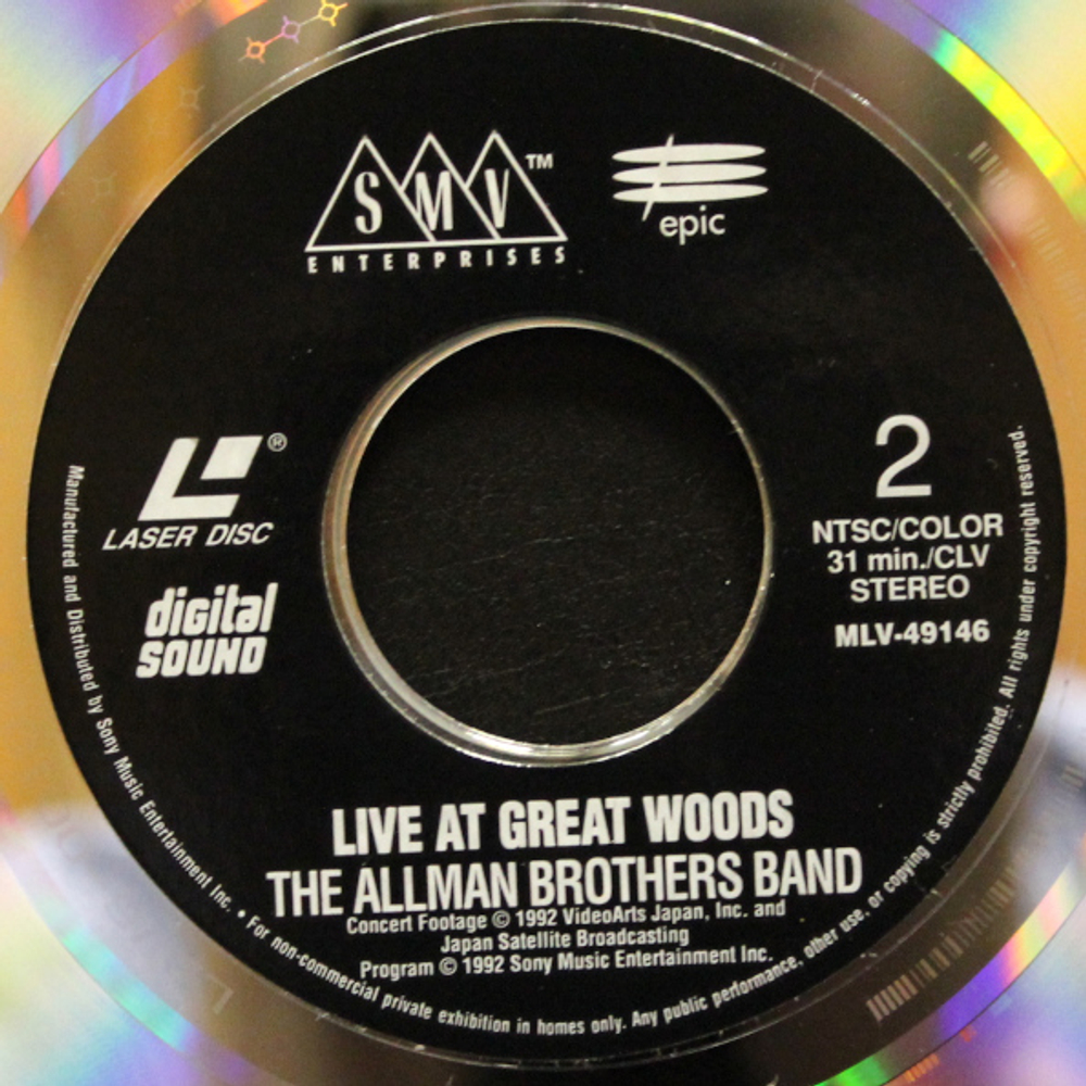 The Allman Brothers Band / Live At Great Woods (LD)