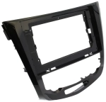 Магнитола для Nissan X-Trail T32, Qashqai J11 2014-2022 (климат, рамка большая) - FarCar монитор 12.3" 2K QLED на Android 14, TS10, CarPlay, 4G SIM-слот