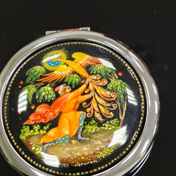 Ручное зеркало "Иван-царевич и Жар-птица" (худ. роспись Палех)