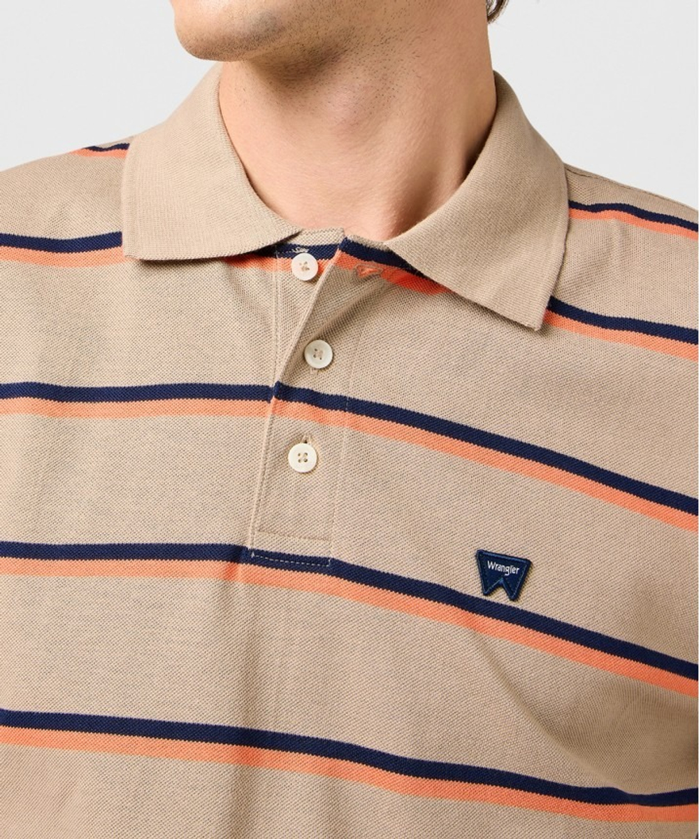 Поло мужское WRANGLER STRIPE POLO SHIRT