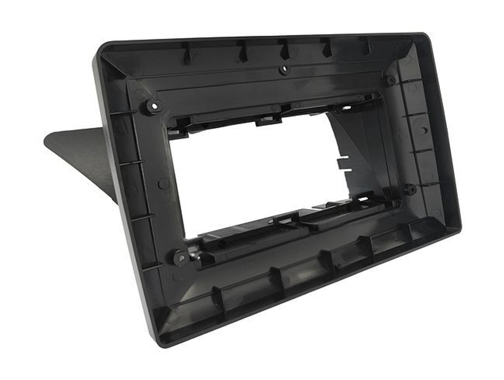 Комплект рамки с разъёмами 10" Audi A4 B8 2007-15 без джойстика MMI (поддержка штат. меню) - Car-Smart 9636A