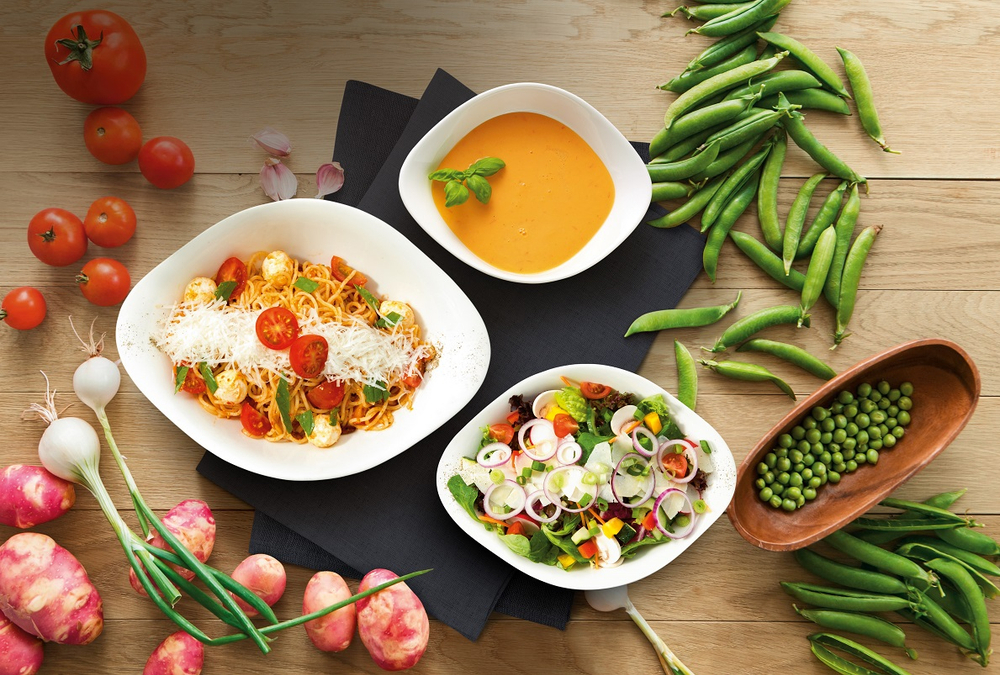 Villeroy & Boch Набор из 6 тарелок Vapiano (2x для салатов, пасты и супа) 10-4257-8549