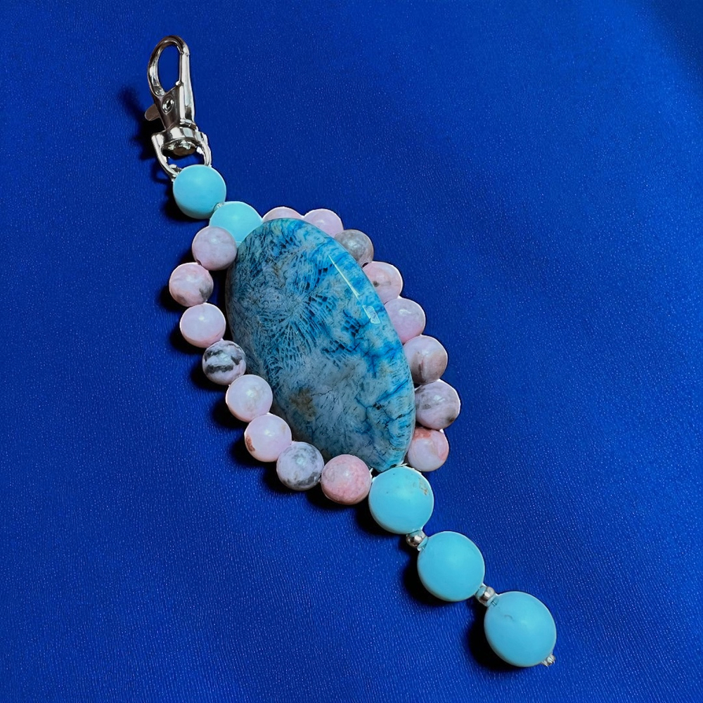 Обвес. Гармония стихий. Коралл, Родохрозит и Турквенит