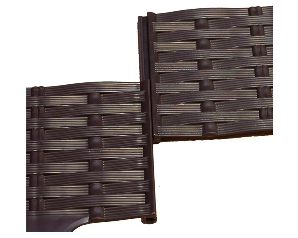 БОРДЮР САДОВЫЙ РОТАНГ 9СМ /3,2 М (КОРИЧНЕВЫЙ)