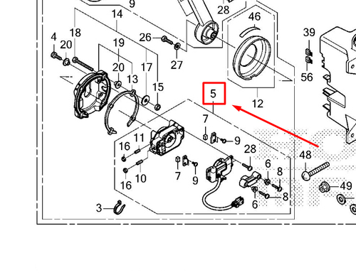 24810-ZVL-003 HOUSING ASSY (FLUSH MOUNT)