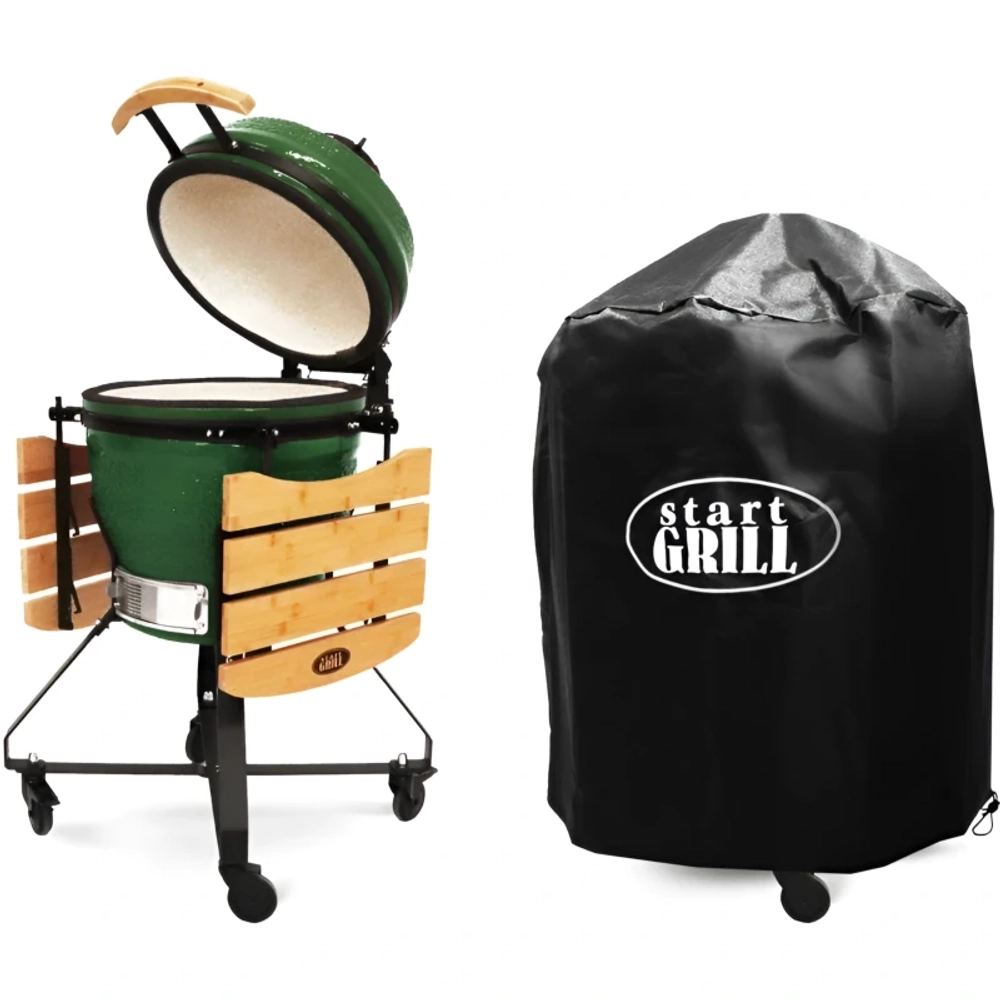 Start Grill SG 18 PRO керамический гриль 45 см / 18 дюймов (зеленый) SG18PROG