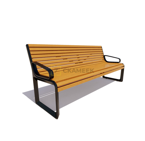 Скамейка «Милан» (0,6 ангарская сосна) с подлокотниками