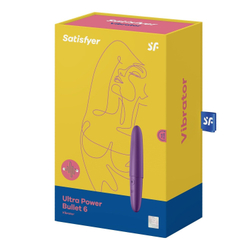 Мини вибромассажер Satisfyer Ultra Power Bullet 6, фиолетовый