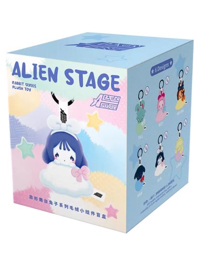 Брелок плюшевый Alien Stage Rabbit Series Small Blind Box 1 шт / Случайная фигурка по мотивам музыкального веб-сериала Алиен Стейдж