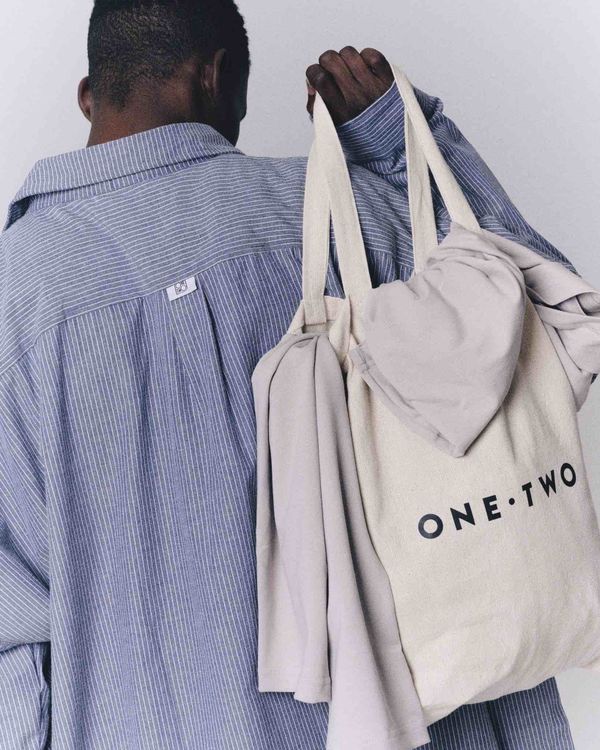 Рубашка Oversized Striped Shirt Dirty-Blue - фото 6