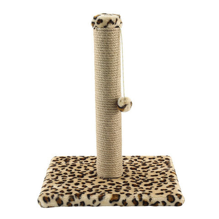 Когтеточка Gamma "Cтолбик № 4" с игрушкой разноцветная 360х360х460