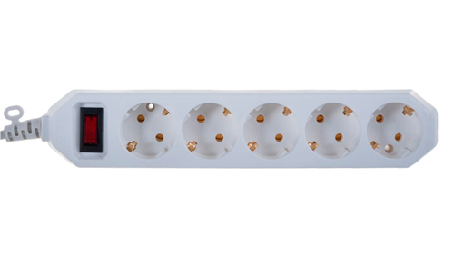 Сетевой фильтр Пересвет 2м 5 розет 10А 220Вт