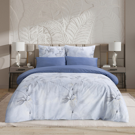 Комплект постельного белья Harmonica 1.5 сп САТИН "Гранден" (нав. 70х70 или 50х70)