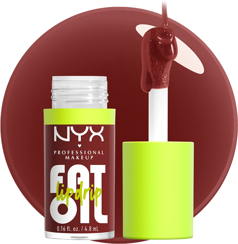 NYX Professional Makeup Fat Oil Lip Drip - Масло для губ оттенок Inside Scoop, 4 ml