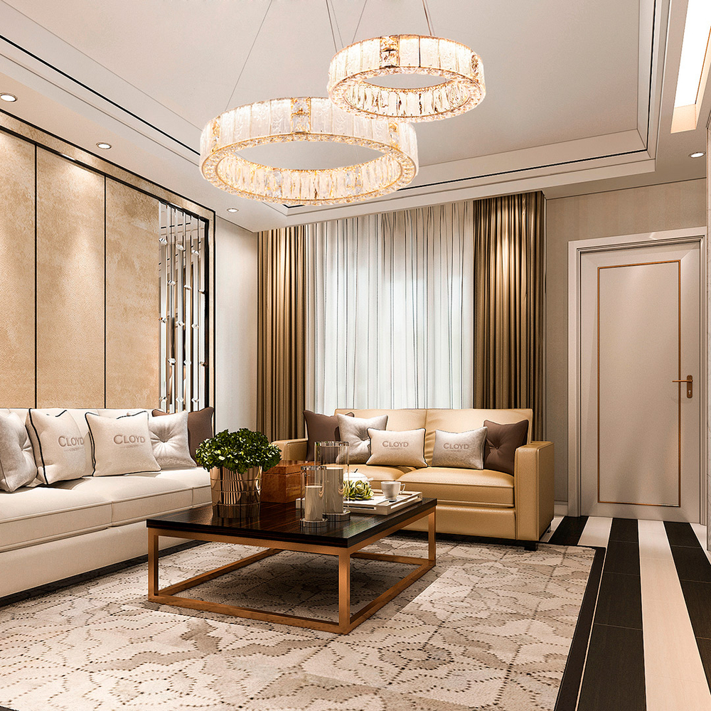 Люстра Cloyd RADIANTA C1 / Ø80 см - золото (арт.11232)