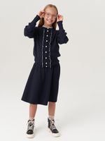 Кардиган школьный для девочки AT585 синий