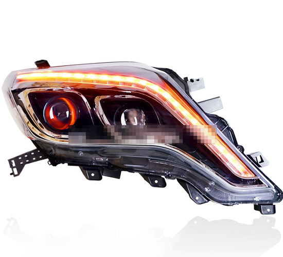 Передние фары Тойота Ленд Крузер Прадо 150 V7 Type [Комплект Л+П; яркие ходовые огни; электрокорректор; биксеноновая линза]