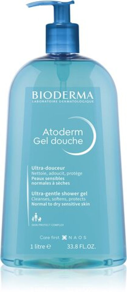 Bioderma Atoderm Gel - нежный гель для душа для сухой и чувствительной кожи /   1000  ml  / GTIN 3401399372926