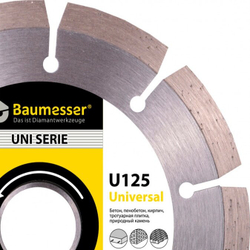 Диск алм. BAUMESSER Universal 1A1RSS/C3-H 125x1,8/1,2x8x22,23-10 (94315129010)