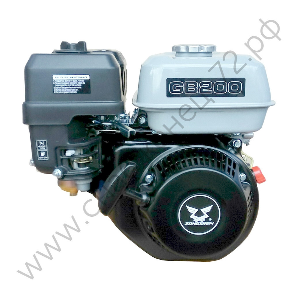 Двигатель бензиновый Zongshen GB 200 (для мотопомп)