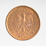 Poland, 1 Grosz, 1992, VF